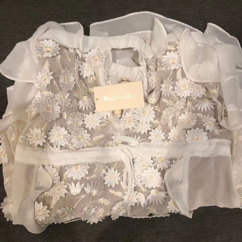 For Love & Lemons Off Shoulder Tunic Dress *NEW* - Picture 4 of 5